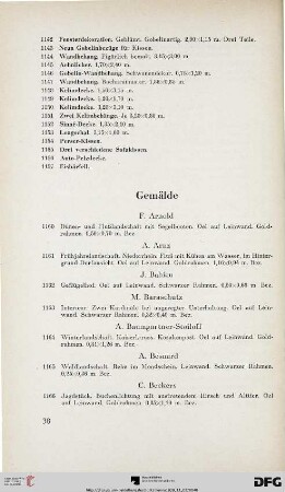 Gemälde (Nr. 1160-1294)