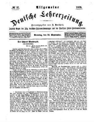 Des Lehrers Wanderzeit : (zur Preisbewerbung) ; (Schluß folgt)
