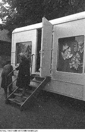 Konsumgenossenschaft. Fahrendes Kaufhaus, September/Oktober 1954