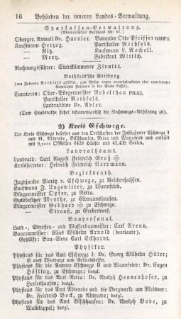 2) Kreis Eschwege.
