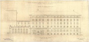 Bestelmeyer, German; München, Hofgartenstr. 3; Köglmühl - Areal, Wohn- und Geschäftshausneubau - Ansicht von der Hofgartenstraße