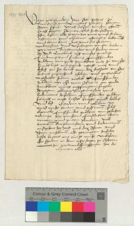 Herzog Otto zu Braunschweig und Lüneburg, Herzog Otten Sohn, schuldet Bürgermeistern und Ratsmannen 500 Gulden, rückzahlbar zu Ostern des folgenden Jahres.