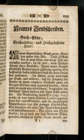 293-304, Meinen freundlichen Gruß zuvor, ...