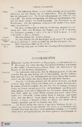 ⟦Dietershofen⟧