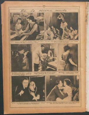 De la escena muda