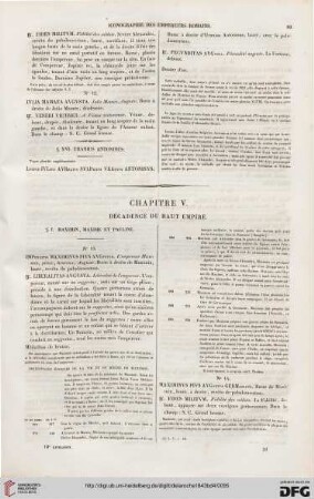 Chapitre V: Décadence du Haut Empire