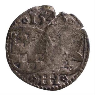 Münze, Pfennig, 1543