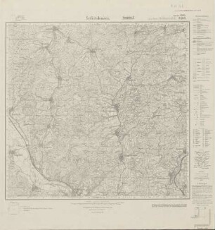 4924 (alte Nr.: 2860) Seifertshausen, Meßtischblatt (4cm - Karte)