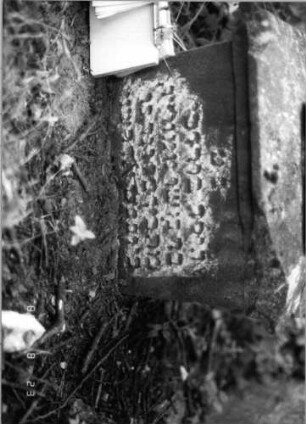 Grabstein 123 (Index: 100096067) Maße HxBxT: 107x45x30 cm Besonderheit: Kindergrab: Grabstein 123A