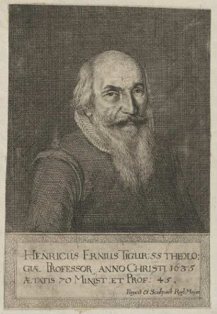 Bildnis des Heinricus Ernius