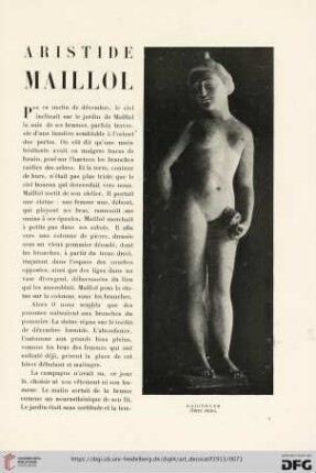 15: Aristide Maillol
