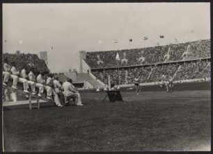 Wettlauf im Berliner Olympiastadion