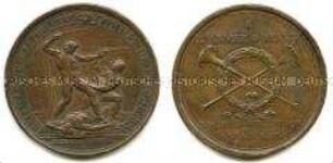Italien, Medaille auf die Schlacht bei Castiglione