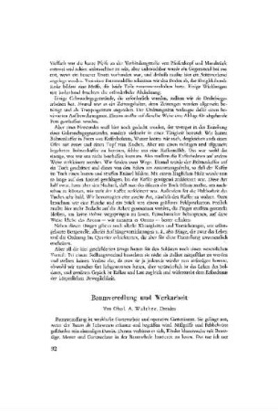 Baumveredlung und Werkarbeit