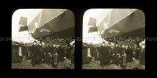 Publikum am Zeppelin, Landung mit direktem Steuer