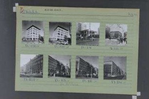 Straßenansicht. Berlin, Mitte, Friedrichstraße/Mohrenstraße/Kronenstraße/Französische Straße