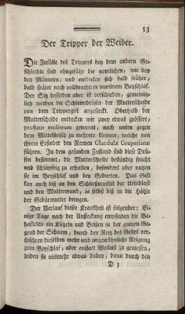 Der Tripper der Weiber.