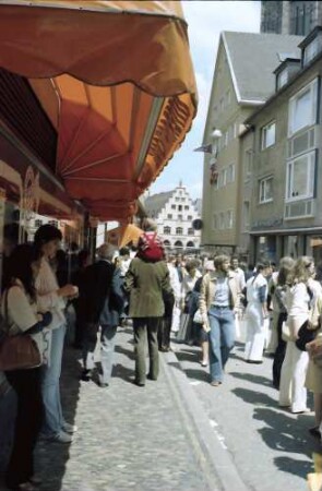 Freiburg: Fußgängerverkehr in der Eisenstraße