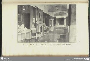 Raum der Königlichen Porzellanmanufaktur Meissen