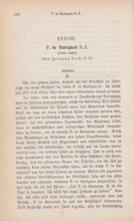 498-513 P. de Ravignan S.J. (1795-1858) : II.