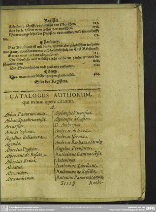 Catalogus Authorum