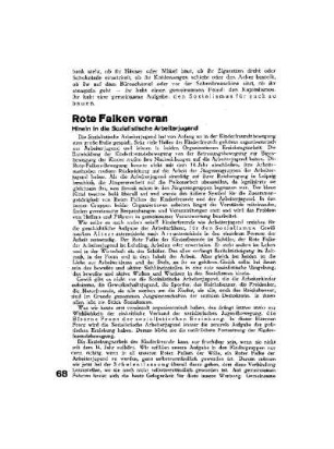 Rote Falken voran