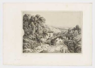 Grésivaudan-Tal in Sassenage, Blatt 4 der Folge "Vier Landschaften"