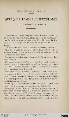 3.Ser. 6.1895: Quelques tombeaux inexplorés aux environs de Mualla