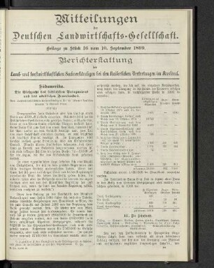 Beilage zu Stück 16 vom 10. September 1899.