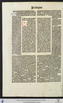 Prologus sancti hieronymi in danielem prophetam cum expositione
