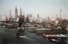 New York, Blick von der Manhattan Bridge über den East River zur Brooklyn Bridge (Hapag-Fahrt nach dem Amazonas, Westindien und Nordamerika 1938)
