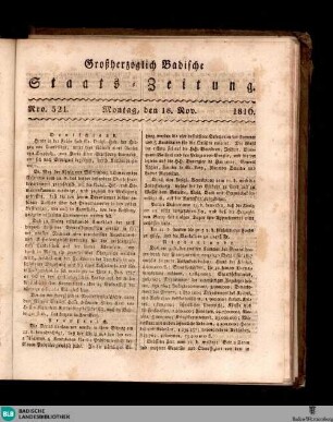 Großherzoglich-Badische Staatszeitung