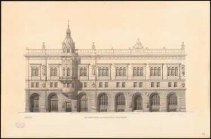 Geschäftshaus des Frankfurter Bankvereins: Vorderansicht