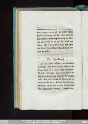 Der Zweikampf.