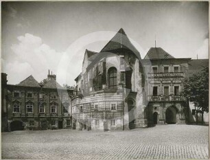 Kavalierhaus, Hedwigskirche und Portalbau von Schloss Brieg