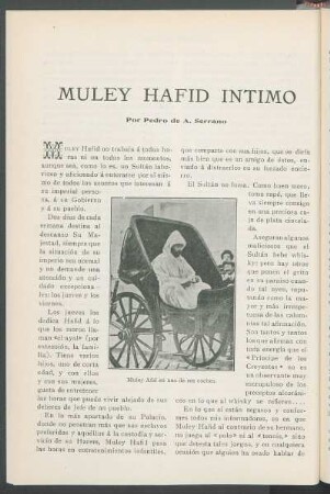 Muley Hafid íntimo