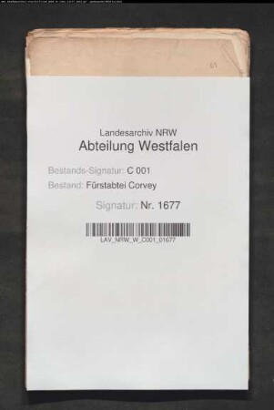 Prozeß der von Eppe zu Reckenberg gegen die von Dalwigk zu Lichtenfels wegen der Grenze des Gutes Reckenberg