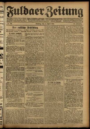 Ausgabe vom Montag, den 03. April 1916.