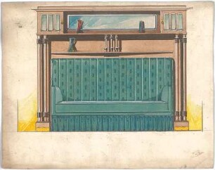 Rosenbauer, Gregor; Möbel und Interieurs - Sofa in Wandnische (Perspektive)