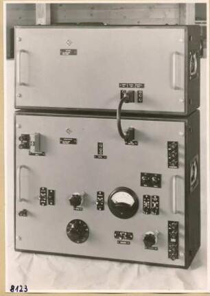 Geräuschspannungsmessplatzfeinschübe HF 2098 und HF 2897; Foto 1953