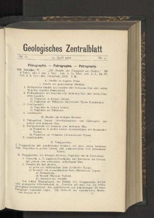 15. April 1910. No. 4.
