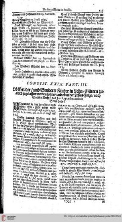 Const. XXIX Part. III