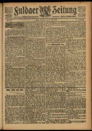 Ausgabe vom Dienstag, den 31. Mai 1904.