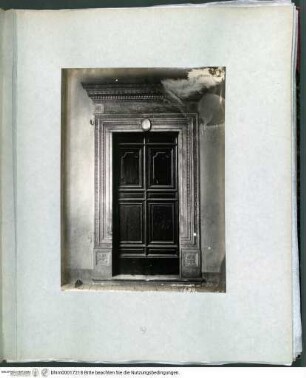 I Rome architectureTür im Palazzo della Cancelleria - Rotes Album I (Architektur antik und modern)