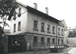 Leipzig-Plagwitz, Fröbelstraße 6. Wohnhaus. Wohl M. 19. Jh. Straßenansicht