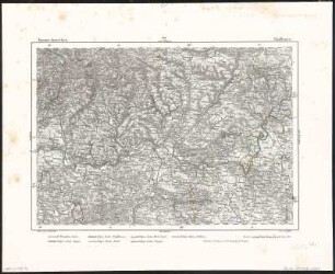 283: Schaffhausen, Schweiz, um 1857 : 283 : Schaffhausen / Entw. u. gez. v. F. Handtke. Gest. v. H. Müller. - [1:200 000]. - Glogau : Flemming , [um 1857]. - 1 Kt. : Stich
