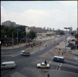 Ansicht der Karl-Marx-Straße in Frankfurt (Oder)