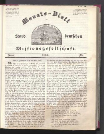 N°. 17. 1852. Mai