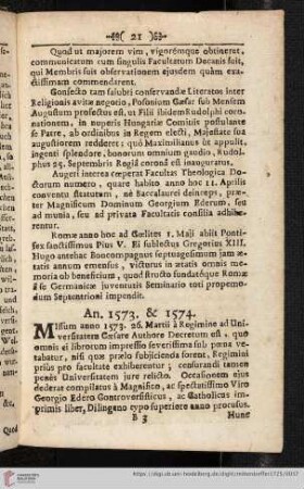 An. 1573. & 1574
