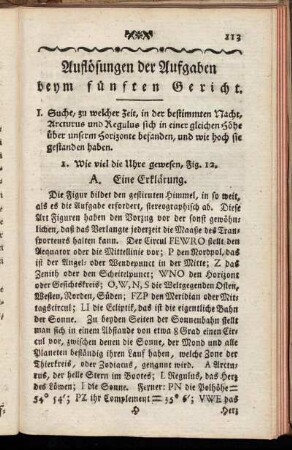 Auflösungen der Aufgaben beym fünften Gericht.
